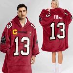 Buccaneers Evans 13 Football Blanket Hoodie