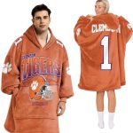 Clemson 1 Football Unisex Blanket Hoodie