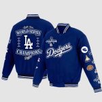 Dodgers 8 Times World Series Champions Baseball Jacket