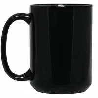 BM15OZ 15 oz. Black Mug
