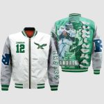 Eagles Cunningham 12 Coach Dawn Staley Bomber Jacket