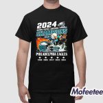 Eagles National Football Conference Champions 1980 2004 2017 2022 2024 Helmet Mascot Shirt