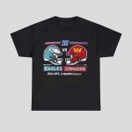 Eagles VS Commanders Football 2024 NFC Championship Conference Matchup Helmet Shirt