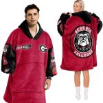Georgia Football Unisex Blanket Hoodie