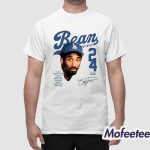 Jayden Daniels Dodgers Kobe Bryant Bean Shirt