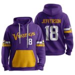 Jefferson 18 Minnesota Football Unisex Hoodie