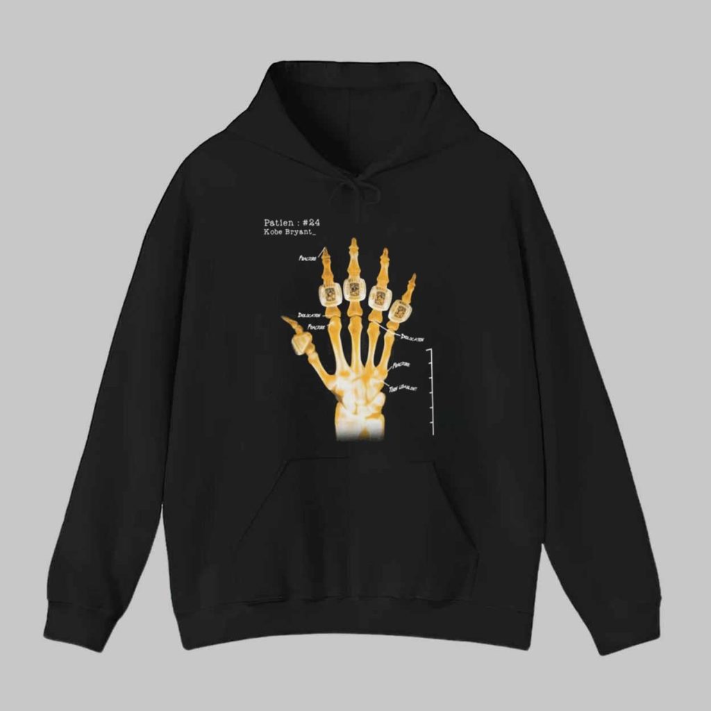Kobe Rings Skeleton Kobe Bryant 2024 Skeleton Hand 5 Rings Shirt - Mofeetee