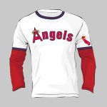LA Angels Throwback Long Sleeve Shirt 2025 Giveaway