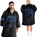 Lions Football Unisex Blanket Hoodie