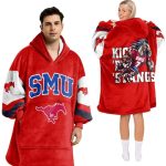 Mustangs Kick Em Stangs Football Blanket Hoodie