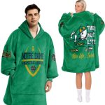 Notre Dame Fighting Irish They Not Like Us Football Blanket Hoodie