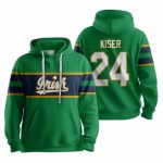 Notre Dame Kiser 24 Football Hoodie