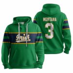 Notre Dame Montana 3 Football Hoodie