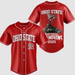Ohio State National Champions 2025 Baseball Jersey