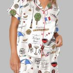 Paris Travel Olympic City Pajama Set