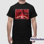 Travis Kelce Charcoal Playoff Shirt