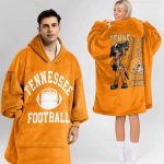 Volunteers Go Big Orange Football Blanket Hoodie
