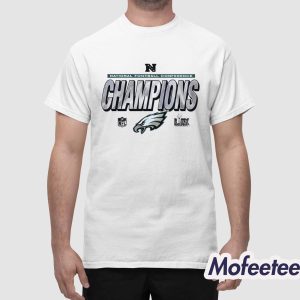 Eagles 2024 National Football Conference Champions Trophy Shirt 1