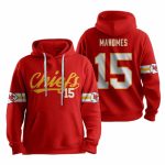 Mahomes 15 Chiefs Football Hoodie