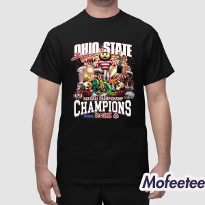 Ohio State National Championship 2025 Team Mascot Shirt 1