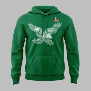 Eagles From Brazil To Bourbon Street Super Bowl LIX 2025 Hoodie 1 Eagles From Brazil To Bourbon Street Super Bowl LIX 2025 Hoodie 2