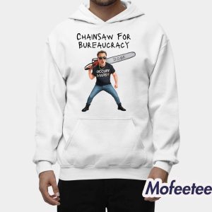 Elon Musk DOGE Chainsaw For Bureaucracy Occupy Mars Shirt 1 Elon Musk DOGE Chainsaw For Bureaucracy Occupy Mars Shirt 2