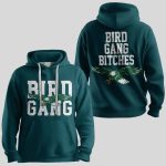 Bird Gang Bitches Eagles Football Unisex Hoodie