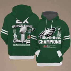 Eagles Super Bowl LIX Champions 2025 Hoodie 2
