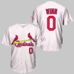 Cardinals Masyn Winn Home White Jersey Giveaway 2025