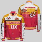 Chiefs 2025 Super Bowl LIX Champions Winning Spirit Baseball Jacket