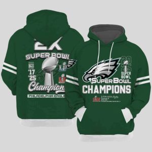Eagles Super Bowl LIX Champions 2025 Hoodie 1