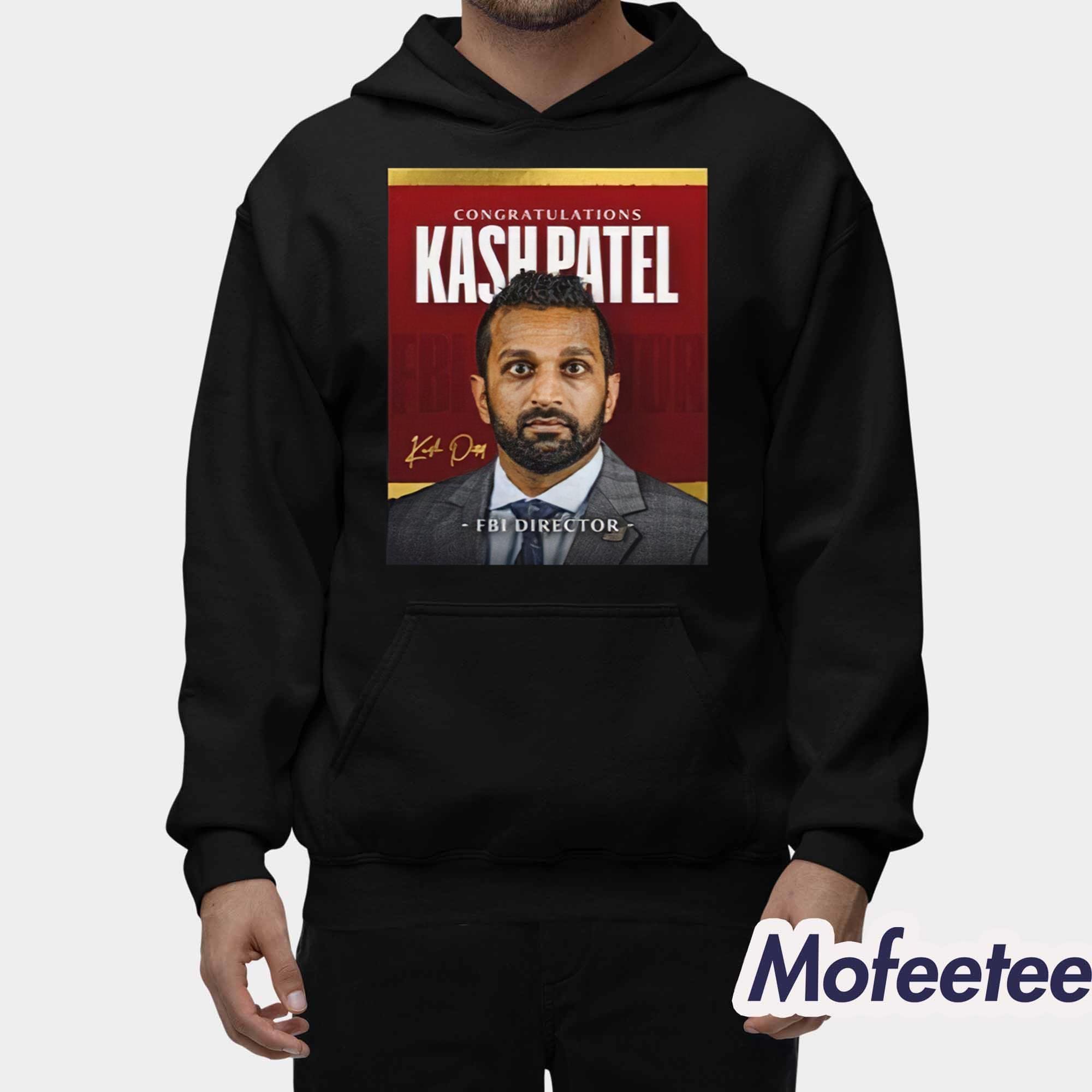 Congratulations Fbi Director Kash Patel Shirt Congratulations Fbi Director Kash Patel Shirt