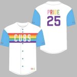 Cubs Pride Celebration Jersey 2025 Giveaway