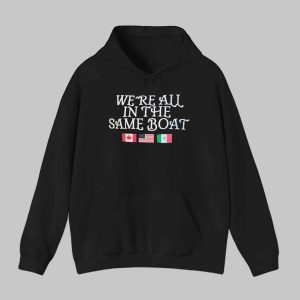 We're All In The Same Boat Flags Shirt 2