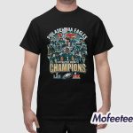Eagles 2X Super Bowl Champions 2025 Shirt