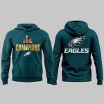 Eagles Champions 2025 Super Bowl LIX Hoodie