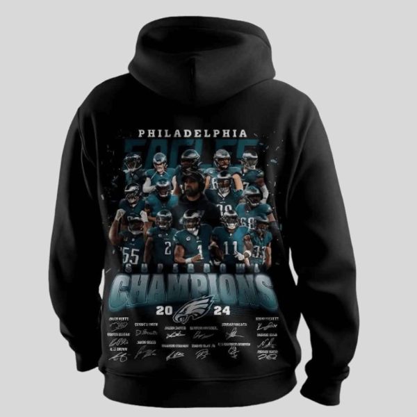 Eagles Football Super Bowl LIX 2025 Champions Unisex Hoodie