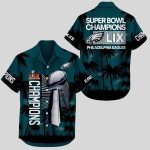 Eagles Super Bowl LIX Champions 2025 Hawaiian Shirt
