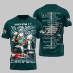 Eagles Super Bowl LIX Champions 2025 Winner Shirt