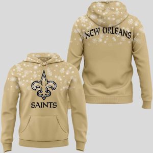 New Orleans Saints Snow 2025 Hoodie