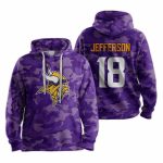 Jefferson 18 Minnesota Football Hoodie