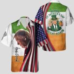 Make Patrick's Day Great Again Trump Signature Hawaiian Shirt