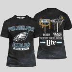 Miller Lite Go Birds Geaux Birds Thirsty Birds Drink Eagles Shirt