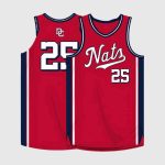 Nationals Nats Basketball Jersey 2025 Giveaway