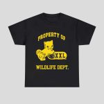 Property Of Wildlife Department Cat Shirt