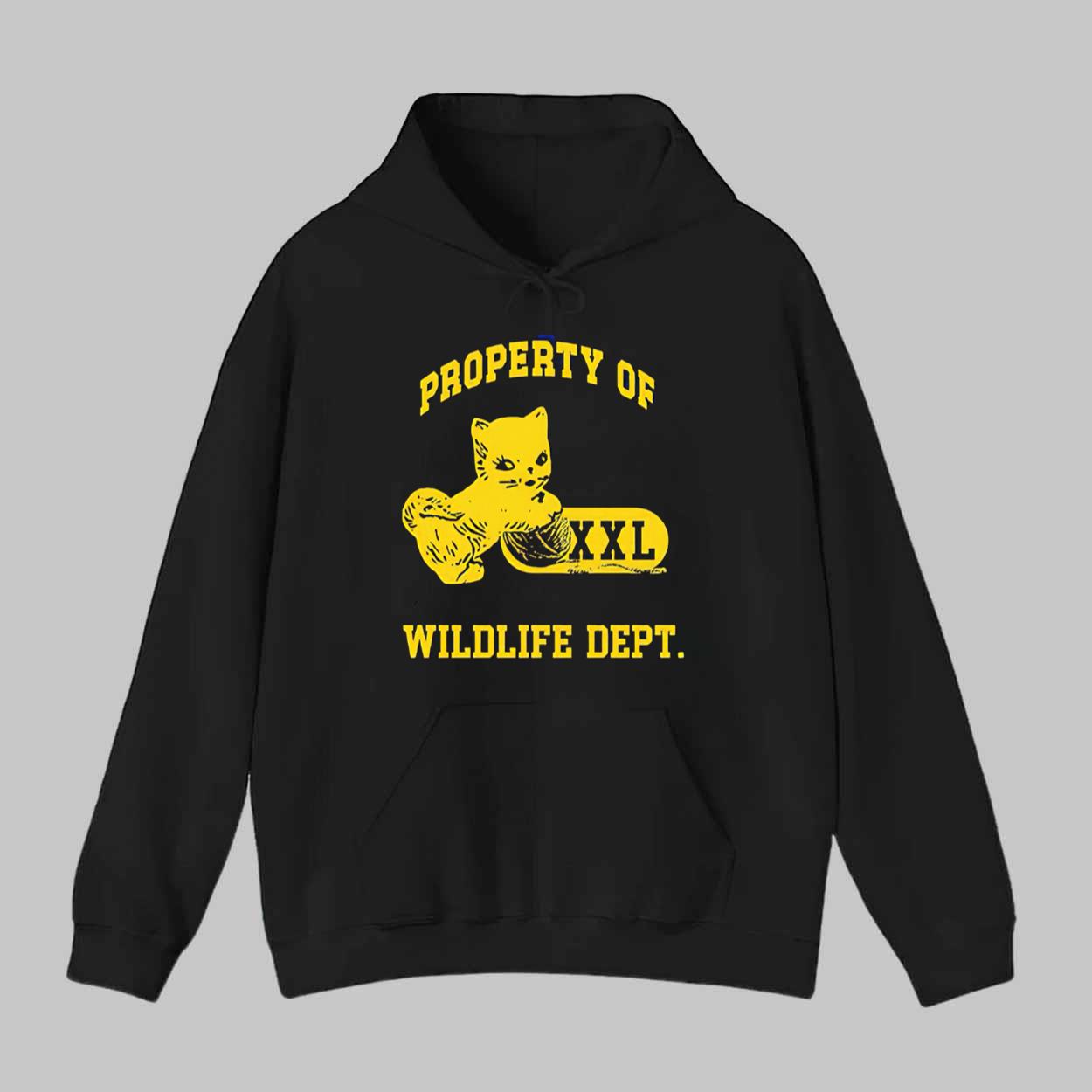 Property Of Wildlife Department Cat Shirt Property Of Wildlife Department Cat Shirt