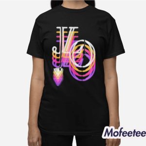 Jennifer Lopez Neon Repeater Shirt 3