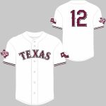 Rangers Texas A&M University Night Jersey 2025 Giveaway