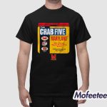 The Crab Five Fear The Turtle Old Bay Can Shirt