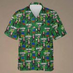 Trump 45 47 Dancing Irish St Patrick’s Day Hawaiian Shirt